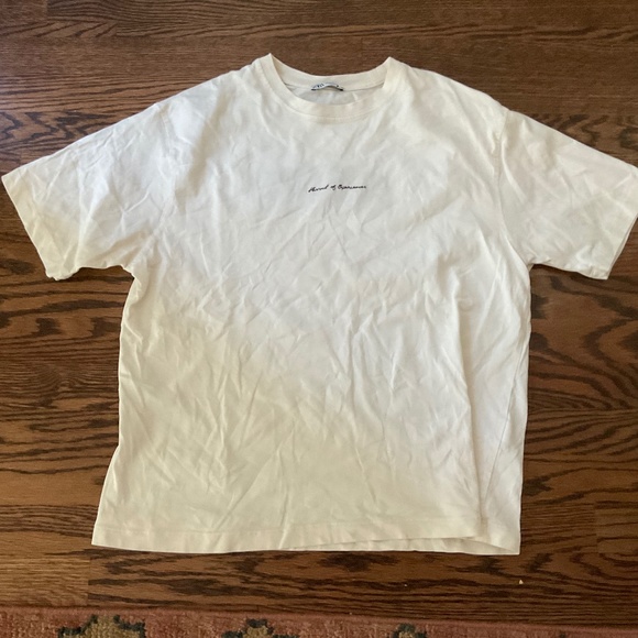Zara size M Men’s graphic t-shirt, off-white - Picture 1 of 2